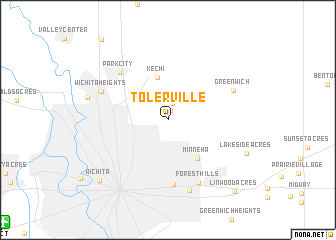 map of Tolerville