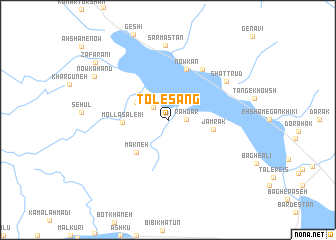 map of Tol-e Sang