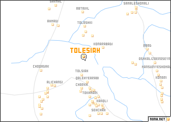 map of Tol-e Sīāh