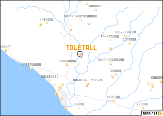 map of Tol-e Tall