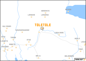 map of Toletole