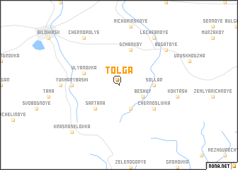 map of Tolga