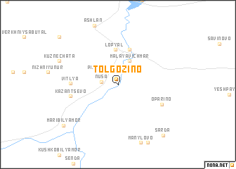 map of Tolgozino