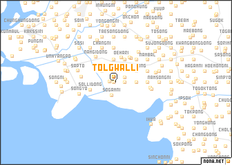 map of Tolgwal-li