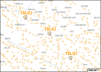 map of Tolići