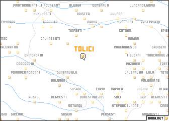 map of Ţolici