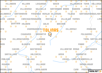 map of Tolinas