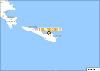 map of Tolingonan