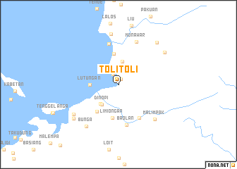 map of Tolitoli