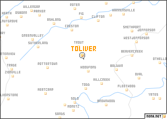 map of Toliver