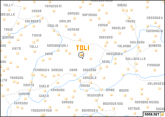 map of Toli