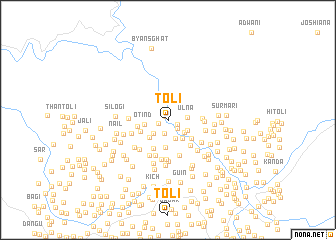 map of Toli