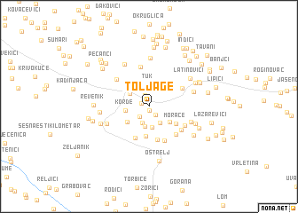 map of Toljage