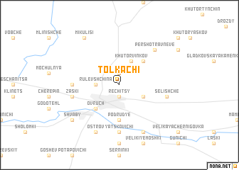 map of Tolkachi