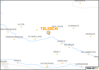 map of Tolkachi