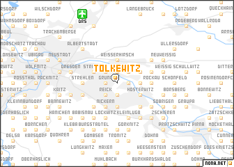 map of Tolkewitz
