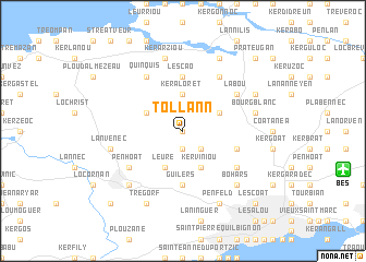 map of Tollann