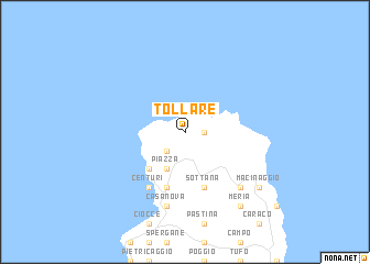 map of Tollare