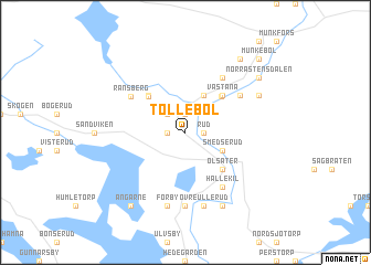 map of Tollebol