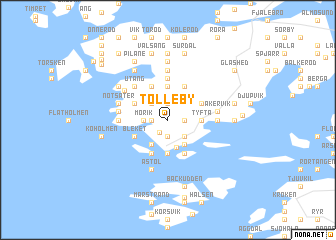 map of Tolleby