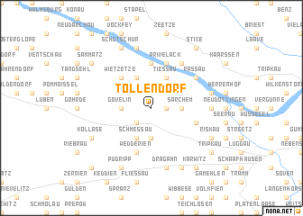 map of Tollendorf