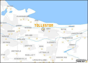 map of Tolleston