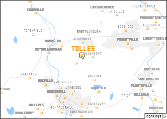 map of Tolles