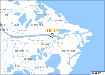 map of Tolle