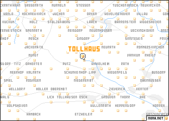 map of Töllhaus