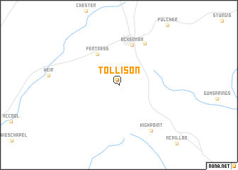 map of Tollison
