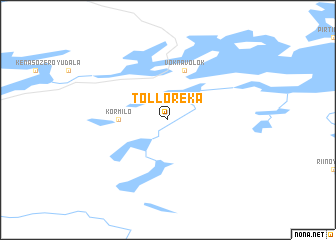 map of Tolloreka