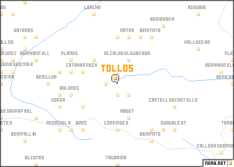 map of Tollos