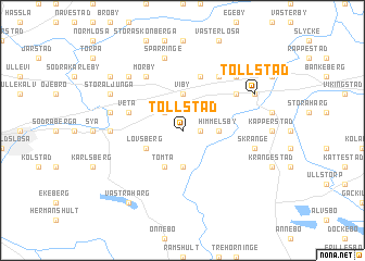 map of Tollstad