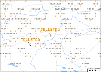 map of Tollstad