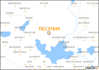 map of Tollstorp