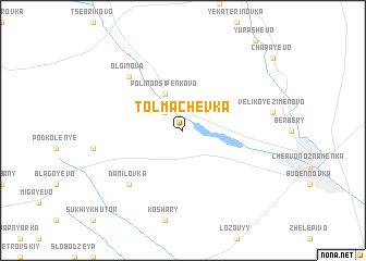map of Tolmachëvka