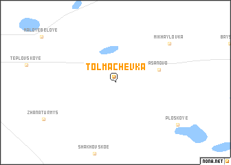 map of Tolmachevka