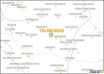 map of Tolmachëvo