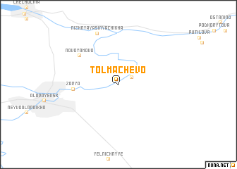 map of Tolmachëvo