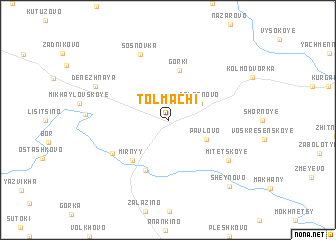 map of Tolmachi