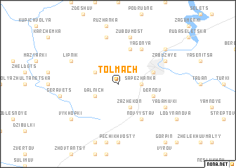 map of Tolmach