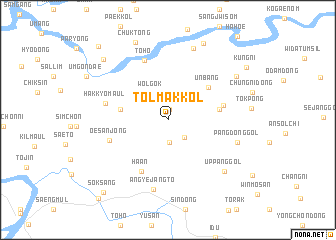 map of Tolmak-kol