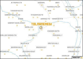 map of Tolnanémedi