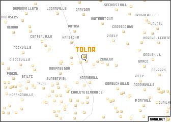 map of Tolna