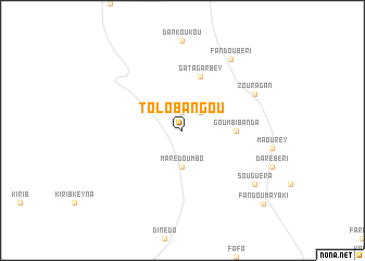 map of Tolobangou