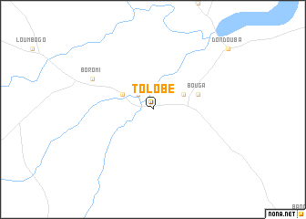 map of Tolobe
