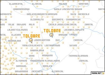 map of Tolobre