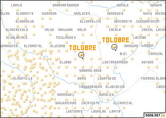 map of Tolobre