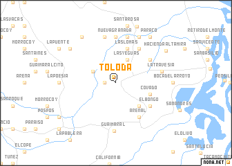 map of Tolodá