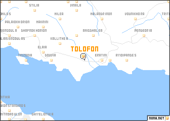 map of Tolofón